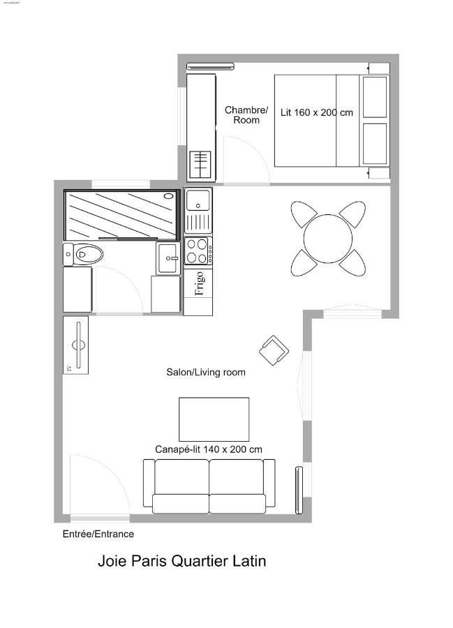 Joie Paris Quartier Latin Apartman Kültér fotó